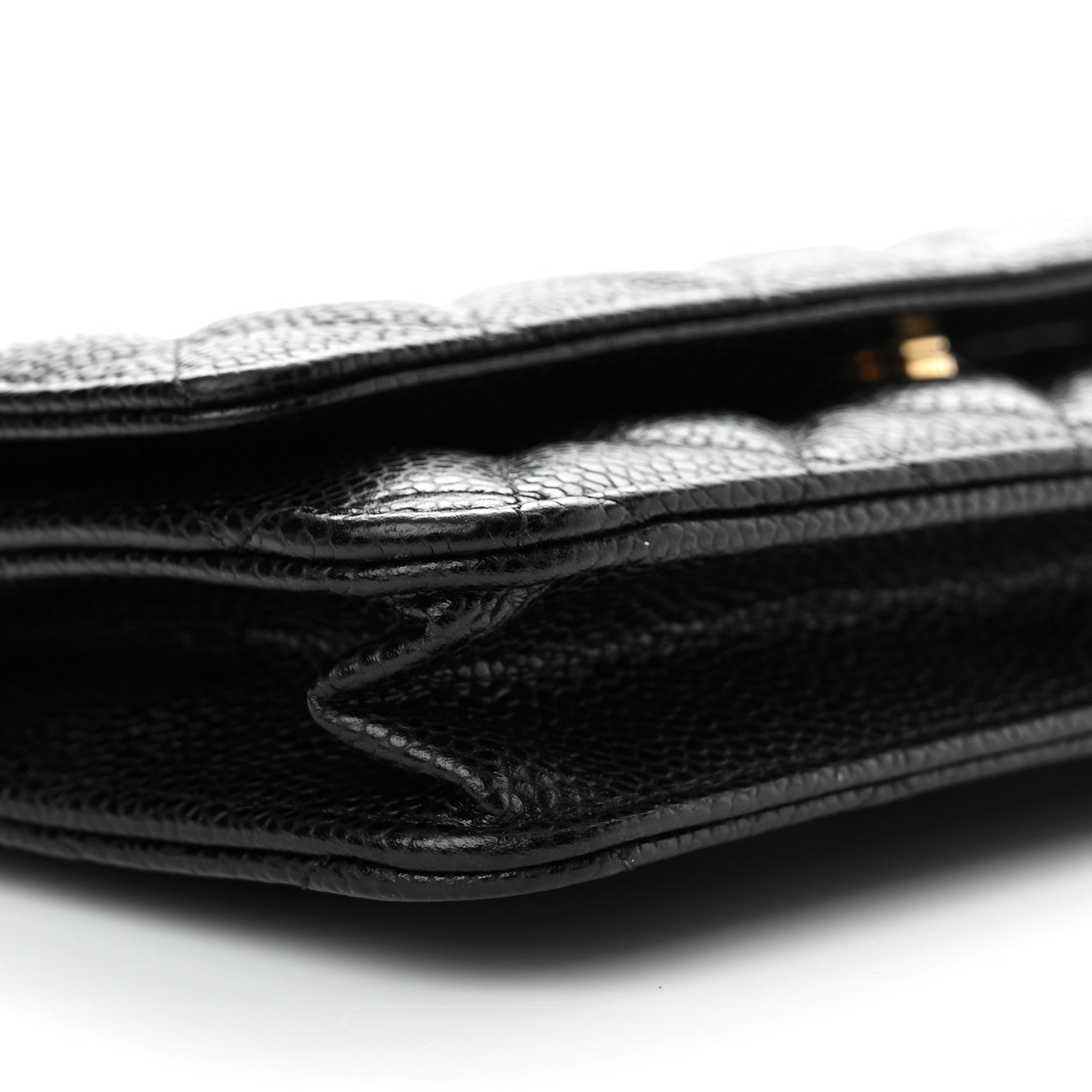 Chanel Caviar Quilted Wallet On Chain WOC Black 10 of 12