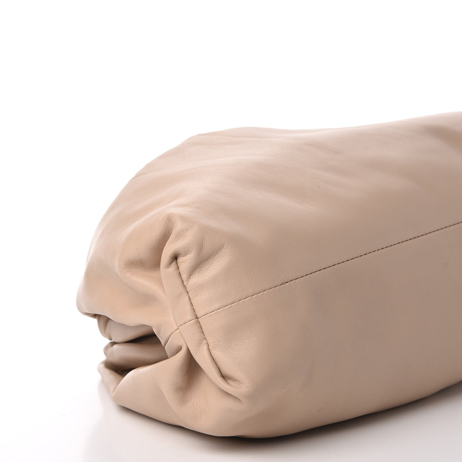Bottega Veneta Smooth Butter Calf The Pouch Oversized Clutch Nude 5 of 9