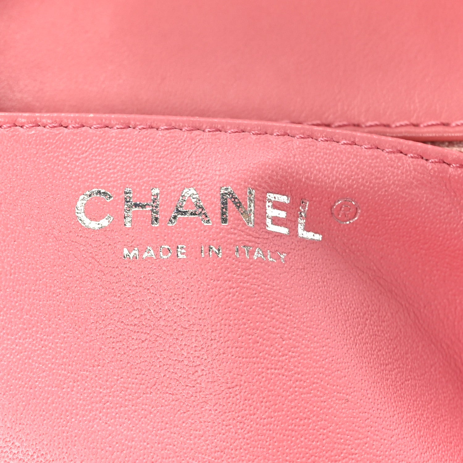 Chanel Patent Chevron Quilted Jumbo Single Flap Pink 7 of 11