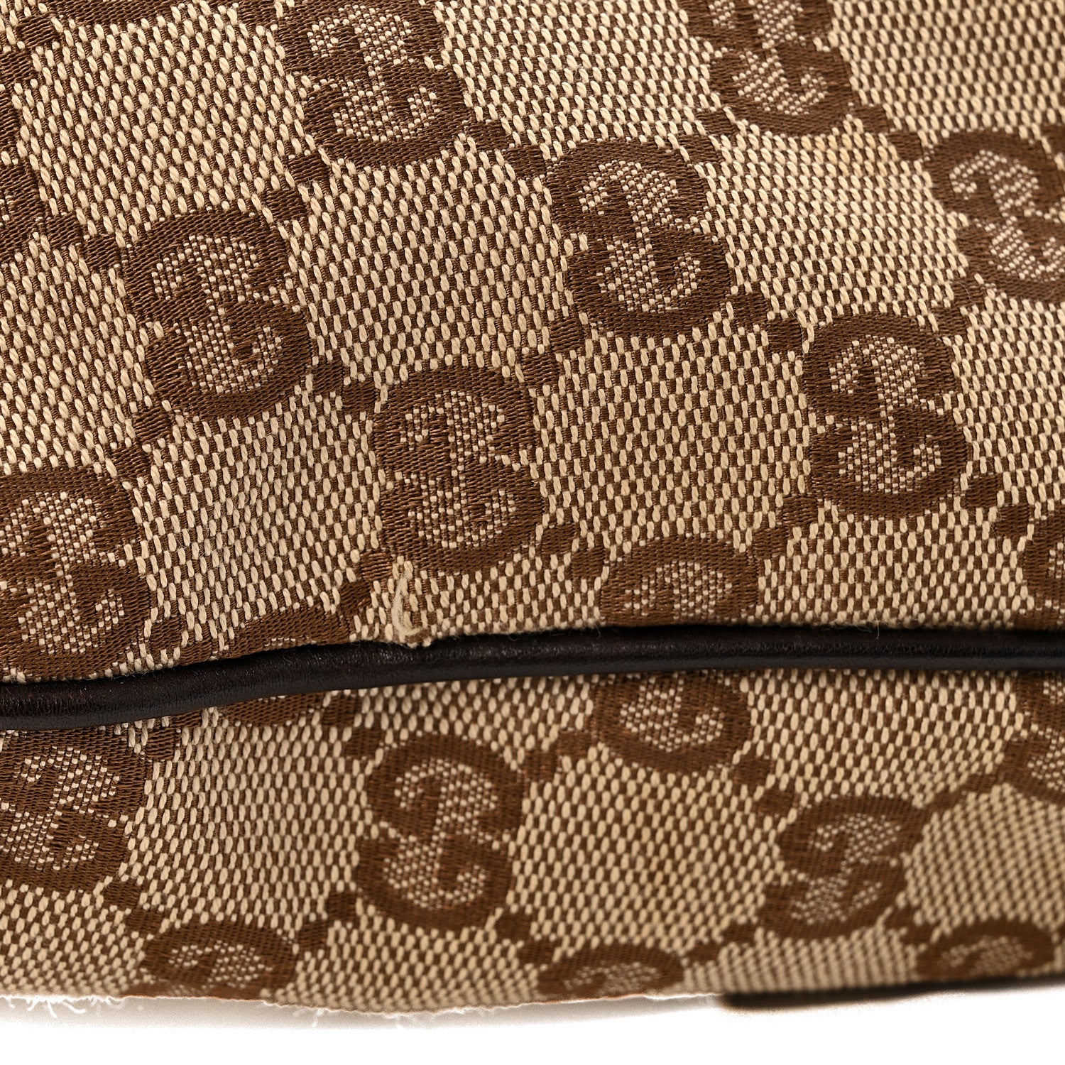 Gucci Monogram Large Biba Studded Hobo Dark Brown 14 of 16