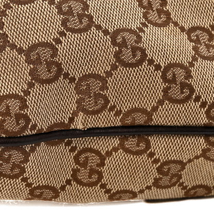 Gucci Monogram Large Biba Studded Hobo Dark Brown 14 of 16