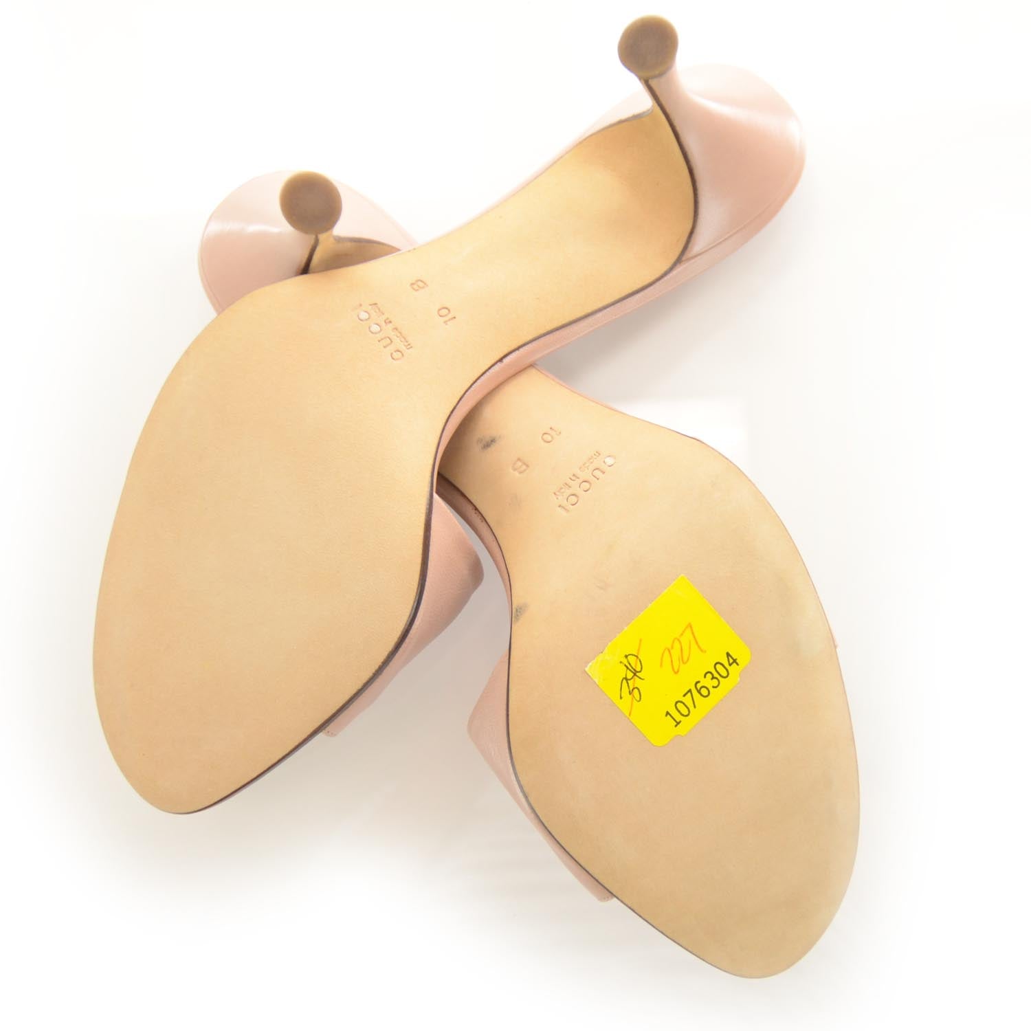Gucci Mirabelle Mid Heel Slides 10 Shell 4 of 6