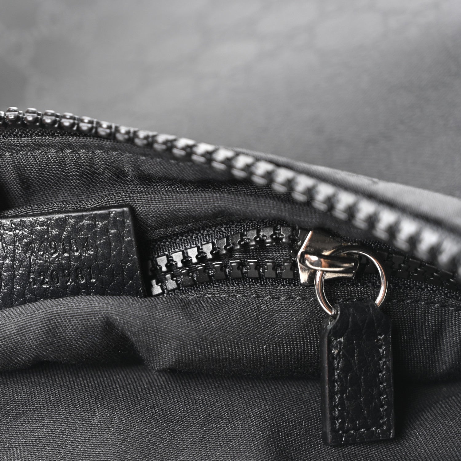 Gucci Nylon Monogram Small Flat Messenger Bag Black 7 of 10