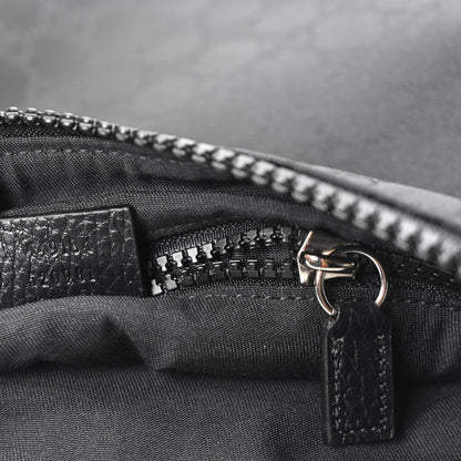 Gucci Nylon Monogram Small Flat Messenger Bag Black 7 of 10