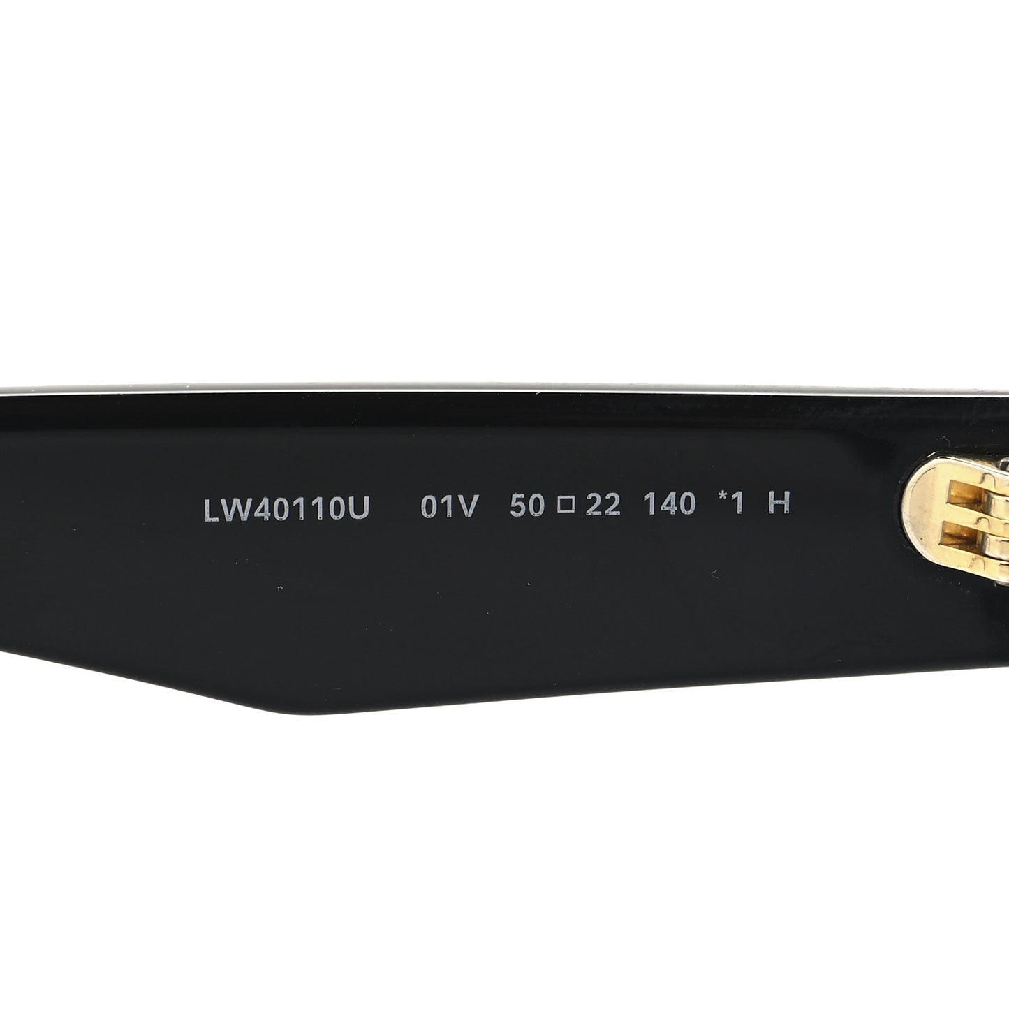 Acetate Loop Sunglasses LW40110U Black