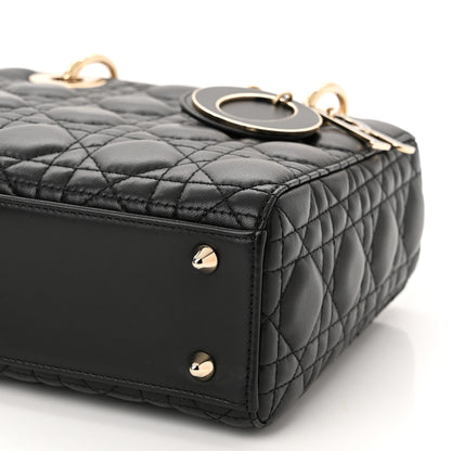 Christian Dior Lambskin Cannage Small My ABCDior Lady Dior Black 10 of 11