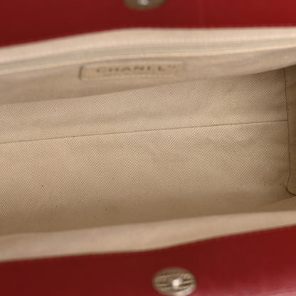 Chanel Caviar Quilted Timeless CC Shopping Tote Red 5 of 12