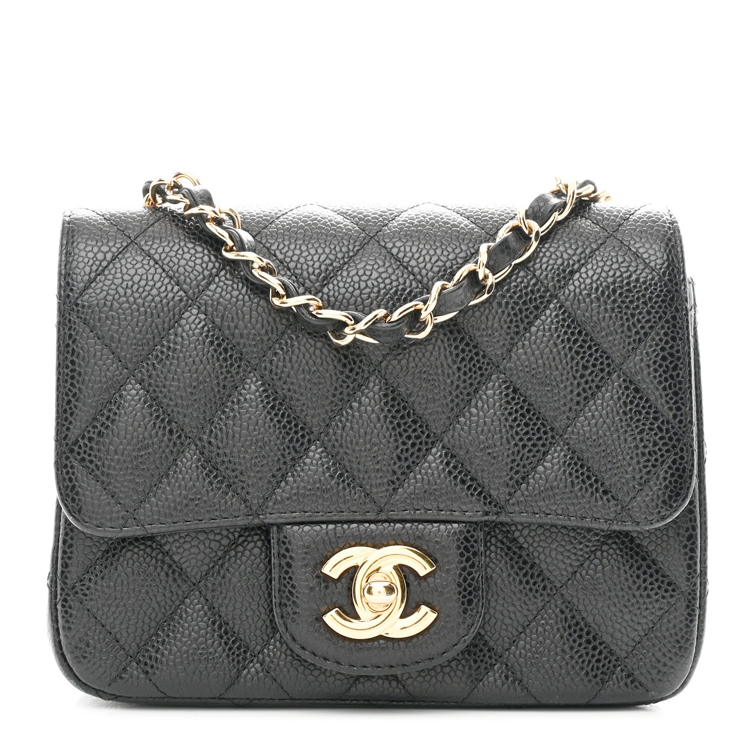 Chanel Caviar Quilted Mini Square Flap Black 1 of 13