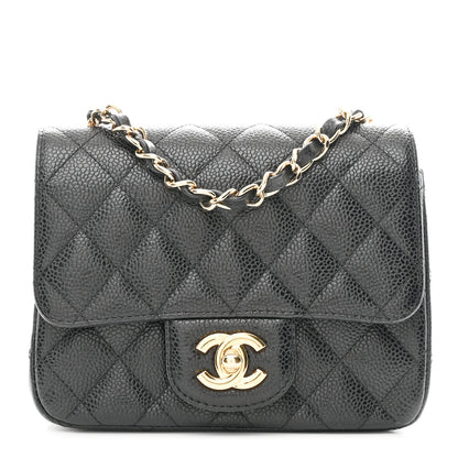 Chanel Caviar Quilted Mini Square Flap Black 1 of 13