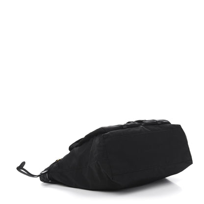 Prada Nylon Saffiano Front Pocket Tote Black 4 of 12
