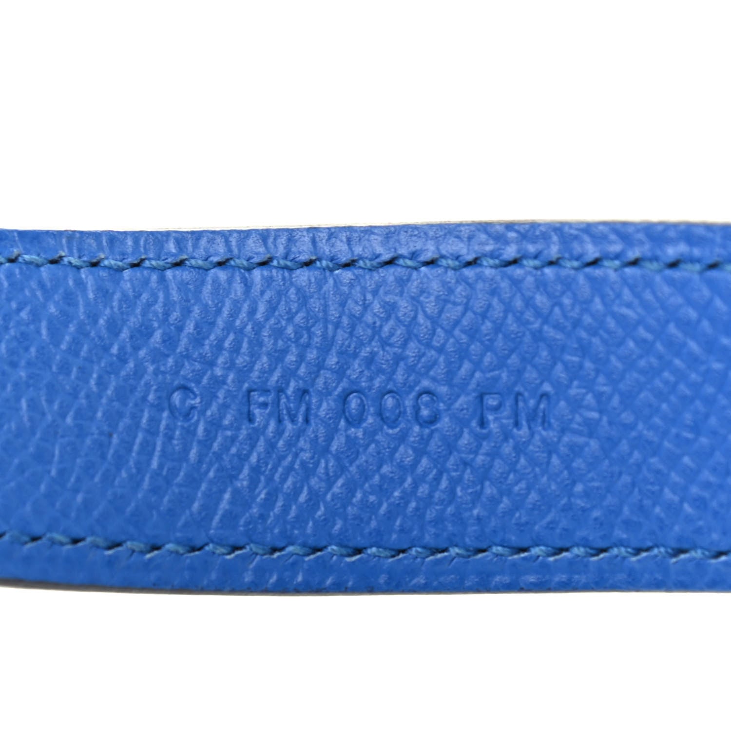 Hermes Epsom 25mm Tressage Shoulder Strap Blue Zellige Blue Encre Rouge 4 of 5