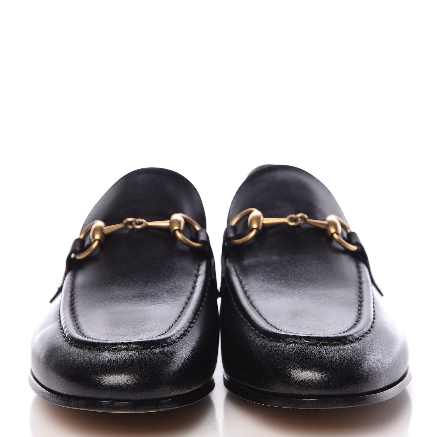 Gucci Calfskin Womens Jordaan Loafers 35 Black 2 of 9