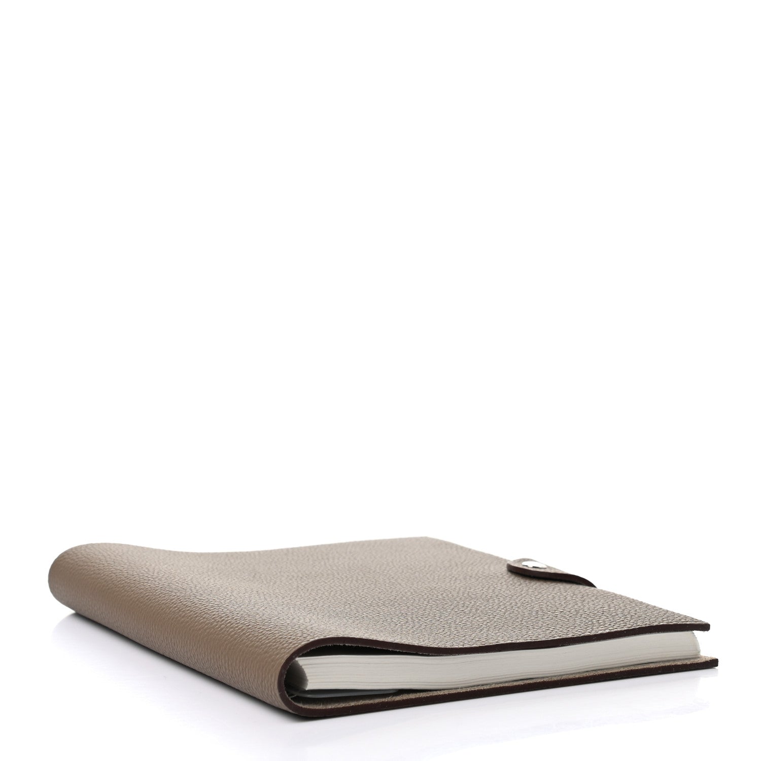 Hermes Togo Ulysse MM Notebook Cover Etoupe 4 of 8