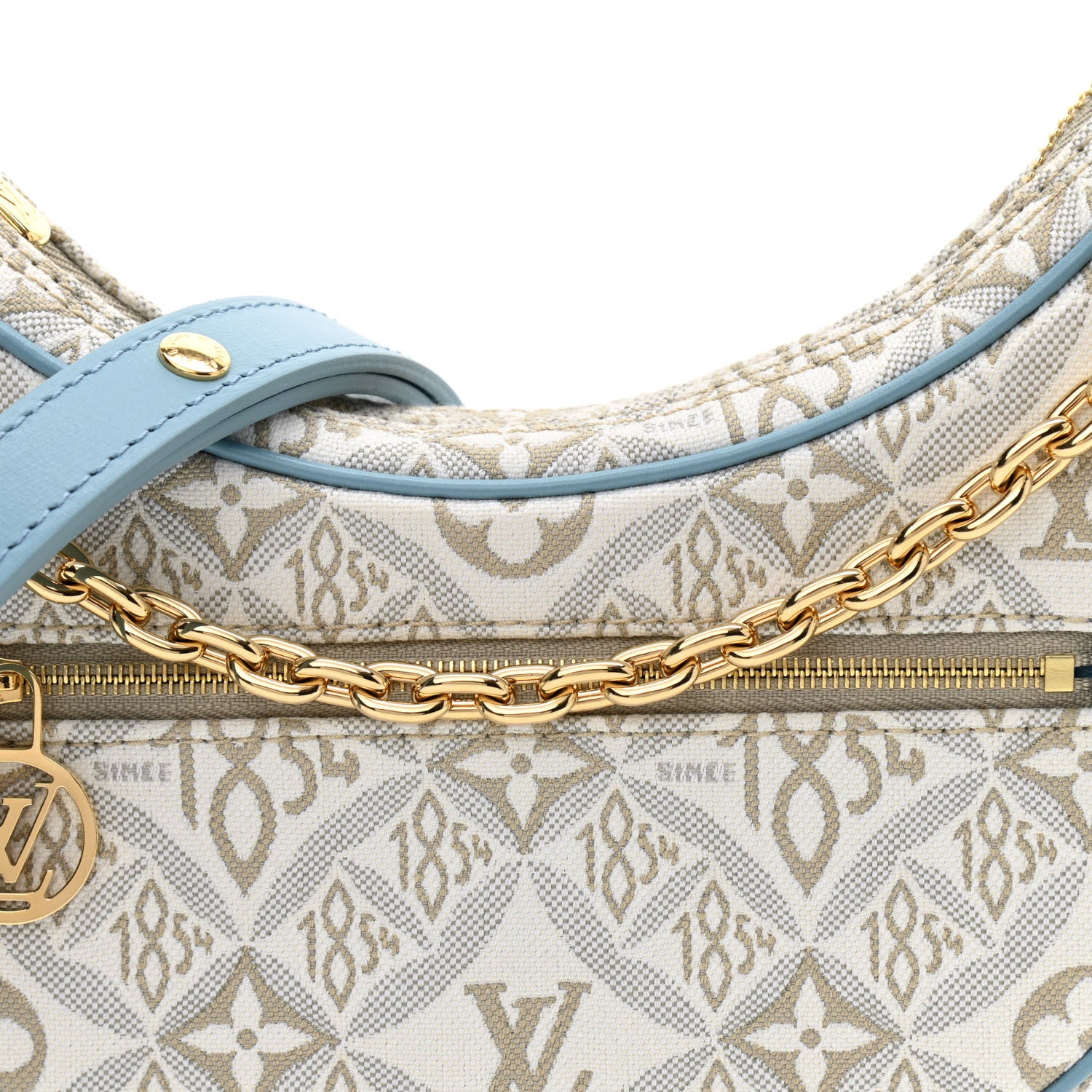 Louis Vuitton Jacquard Since 1854 Loop White Blue 7 of 9