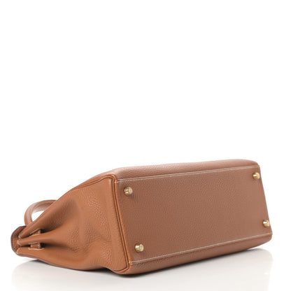 Hermes Togo Kelly Retourne 32 Gold 4 of 16