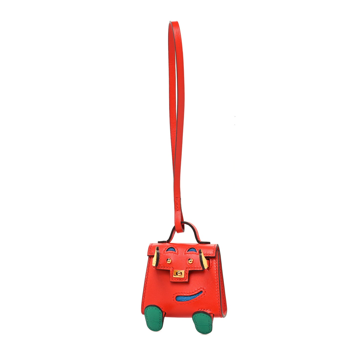 Tadelakt Chevre Mysore Kelly Quelle Idole Bag Charm Capucine Jaune De Naples Vert Vertigo Zanzibar
