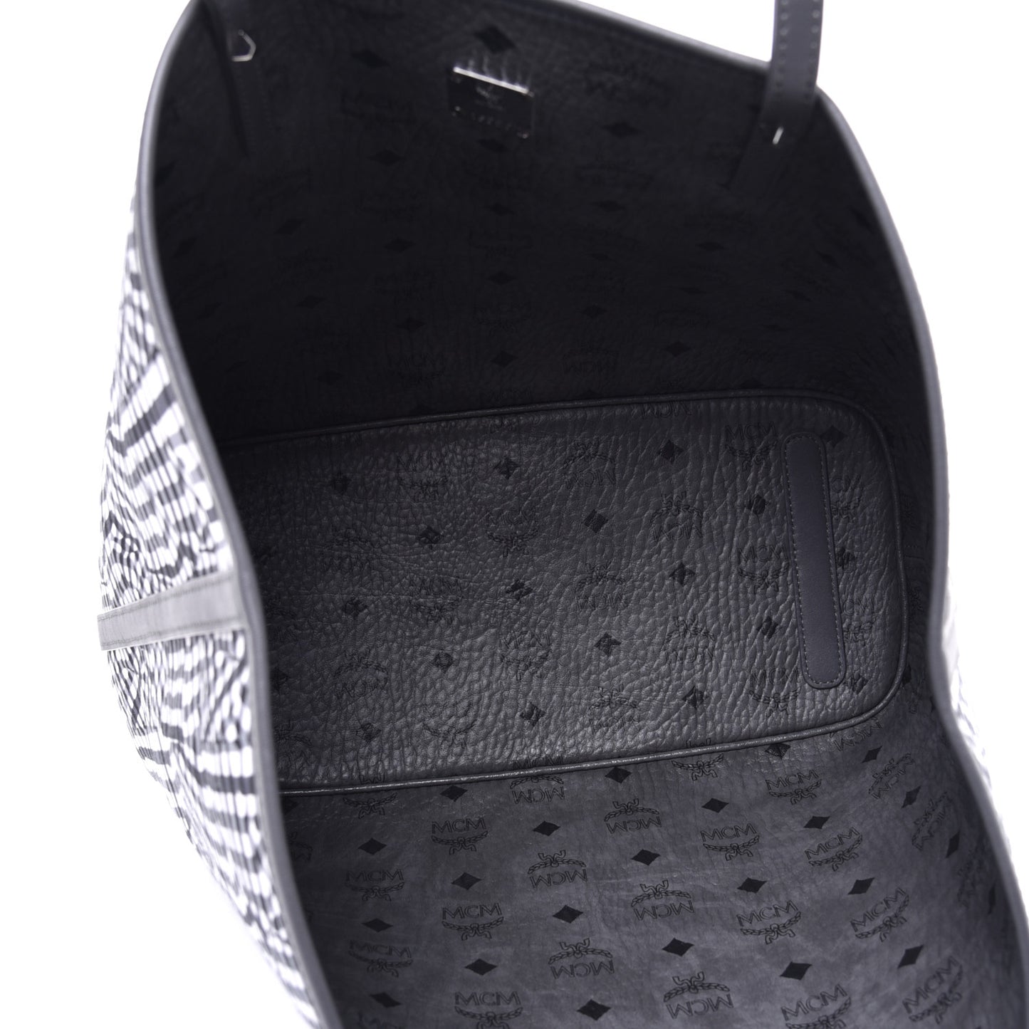 Visetos Medium Reversible Shopper Tote Phantom Grey