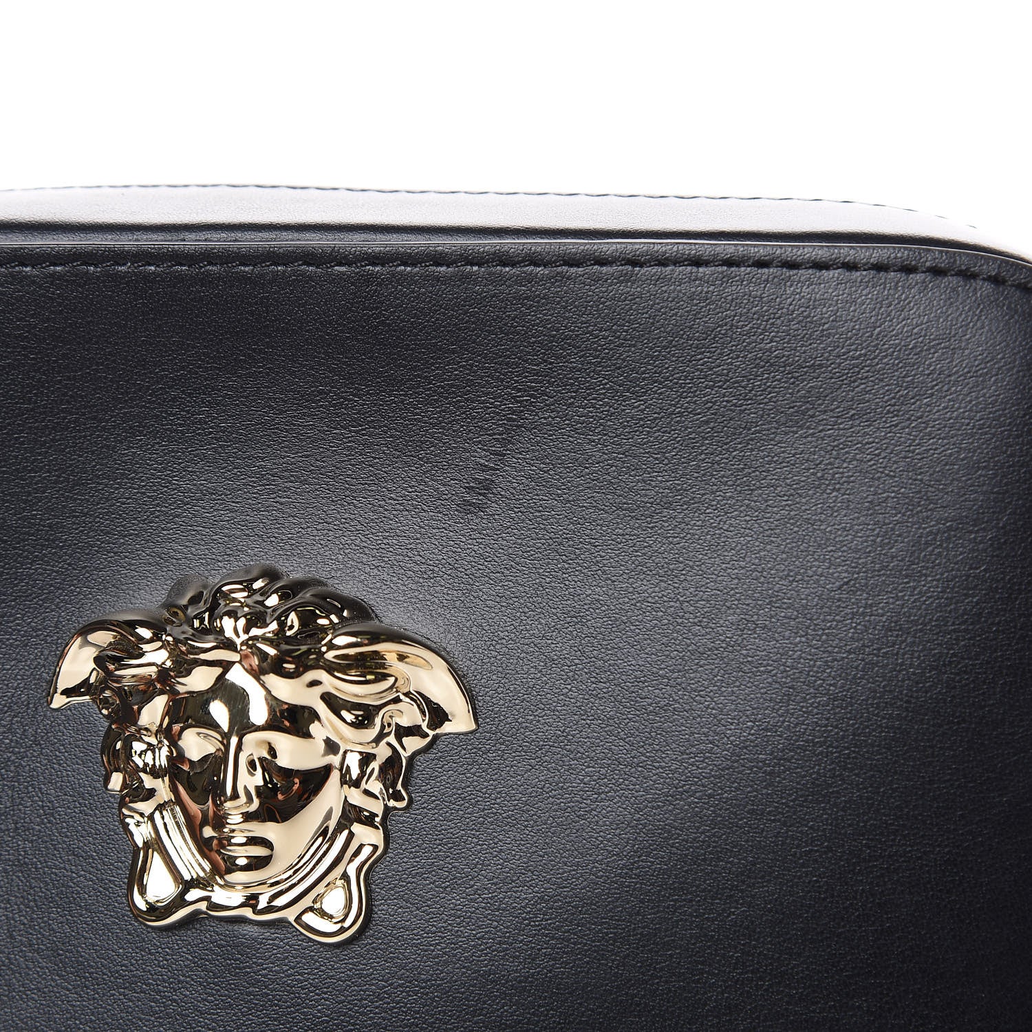 Versace Calfskin Palazzo Camera Bag Black 9 of 10