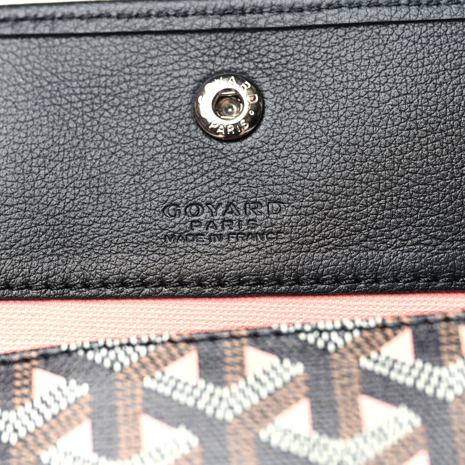 Goyard Goyardine Saint Louis Claire Voie PM Black Pink 7 of 10