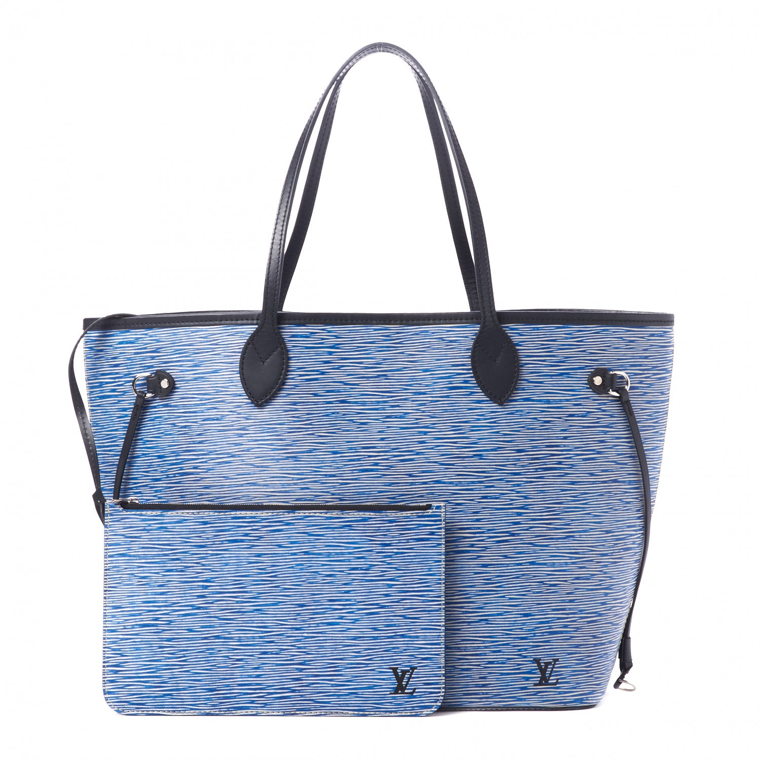Louis Vuitton Epi Neverfull MM Denim Light 1 of 9