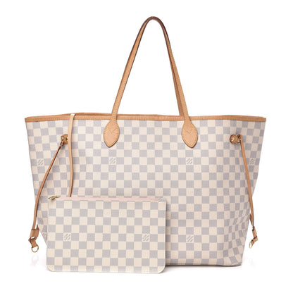 Louis Vuitton Damier Azur Neo Neverfull GM Rose Ballerine 1 of 12