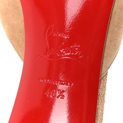 Christian Louboutin Veau Velours Condora 55 Mules 40.5 Lionne 7 of 9