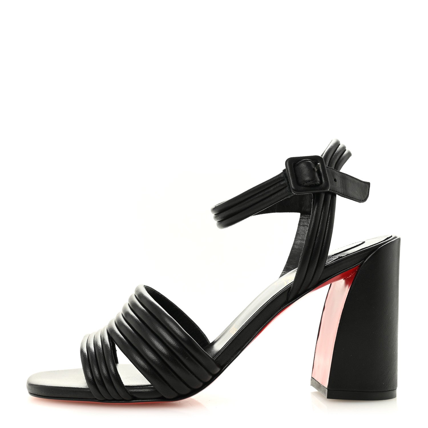 Christian Louboutin Nappa Manola 85 Sandals 39 Black 1 of 9