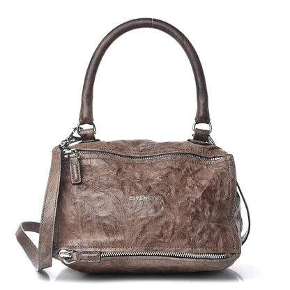 Givenchy Tumbled Sheepskin Small Pandora Charcoal 1 of 12