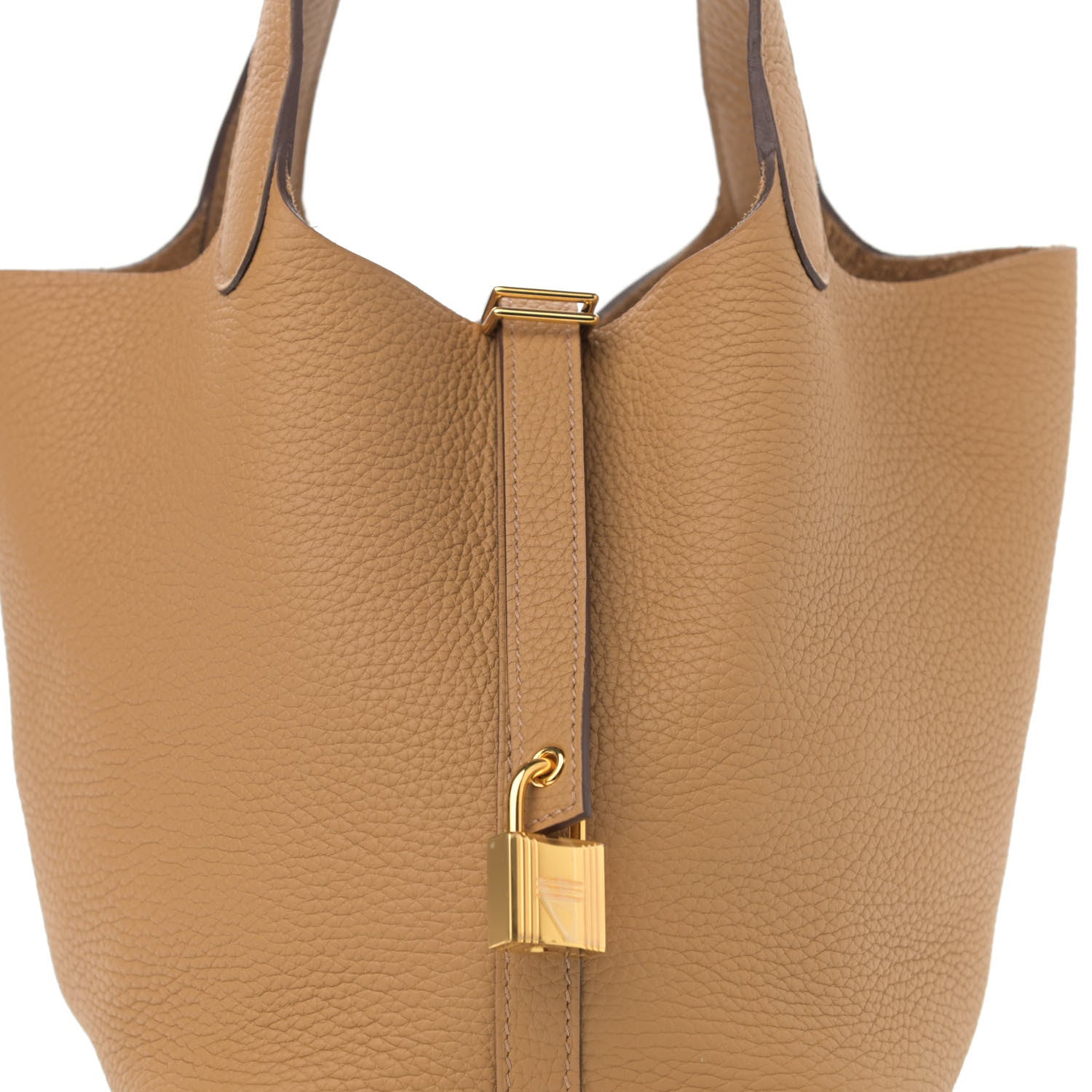 Hermes Taurillon Clemence Picotin Lock 18 PM Biscuit 8 of 13