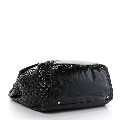 Chanel Vinyl XL Rock and Chain Flap Black 4 of 11