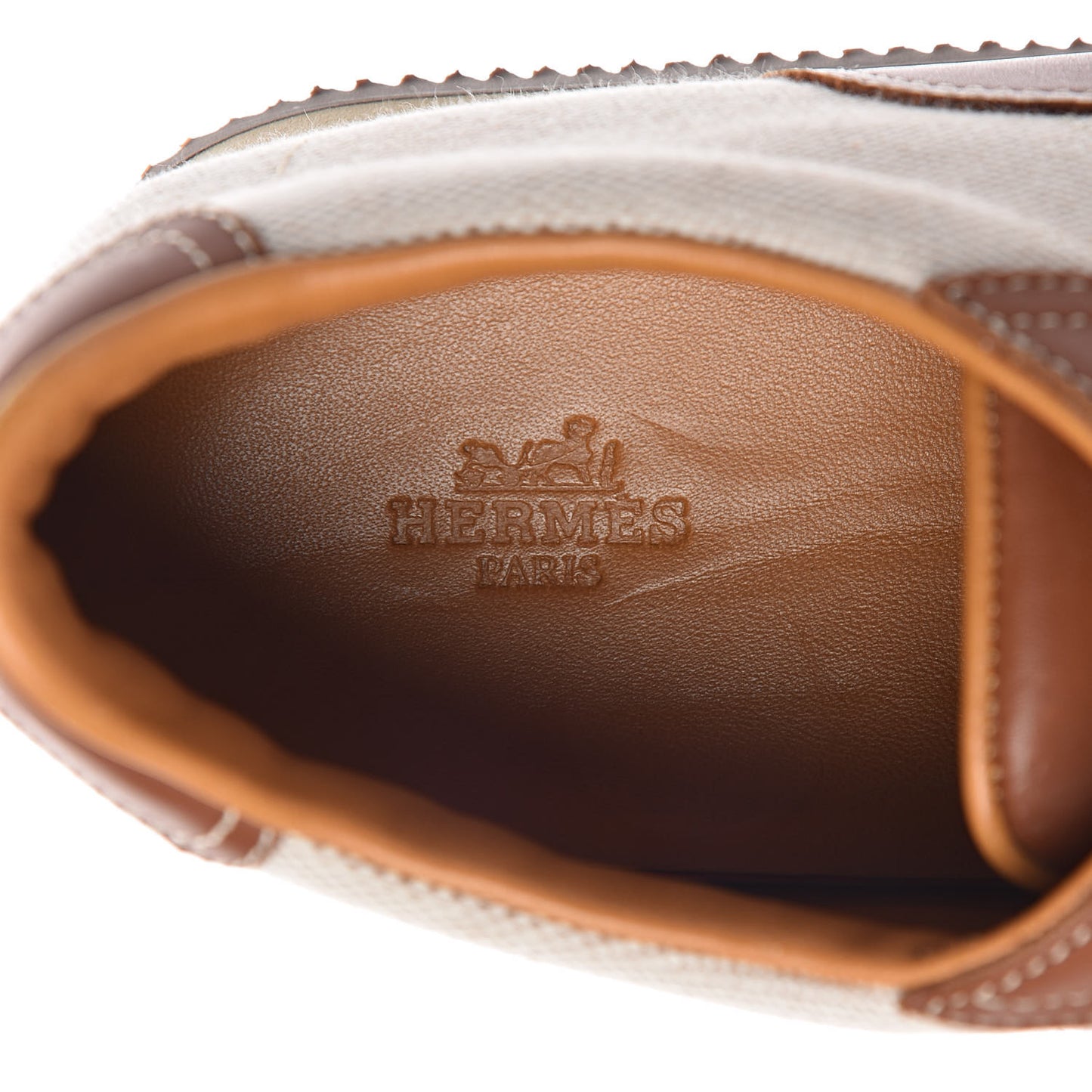 Calfskin Toile Womens Quick Sneakers 42.5 Gold