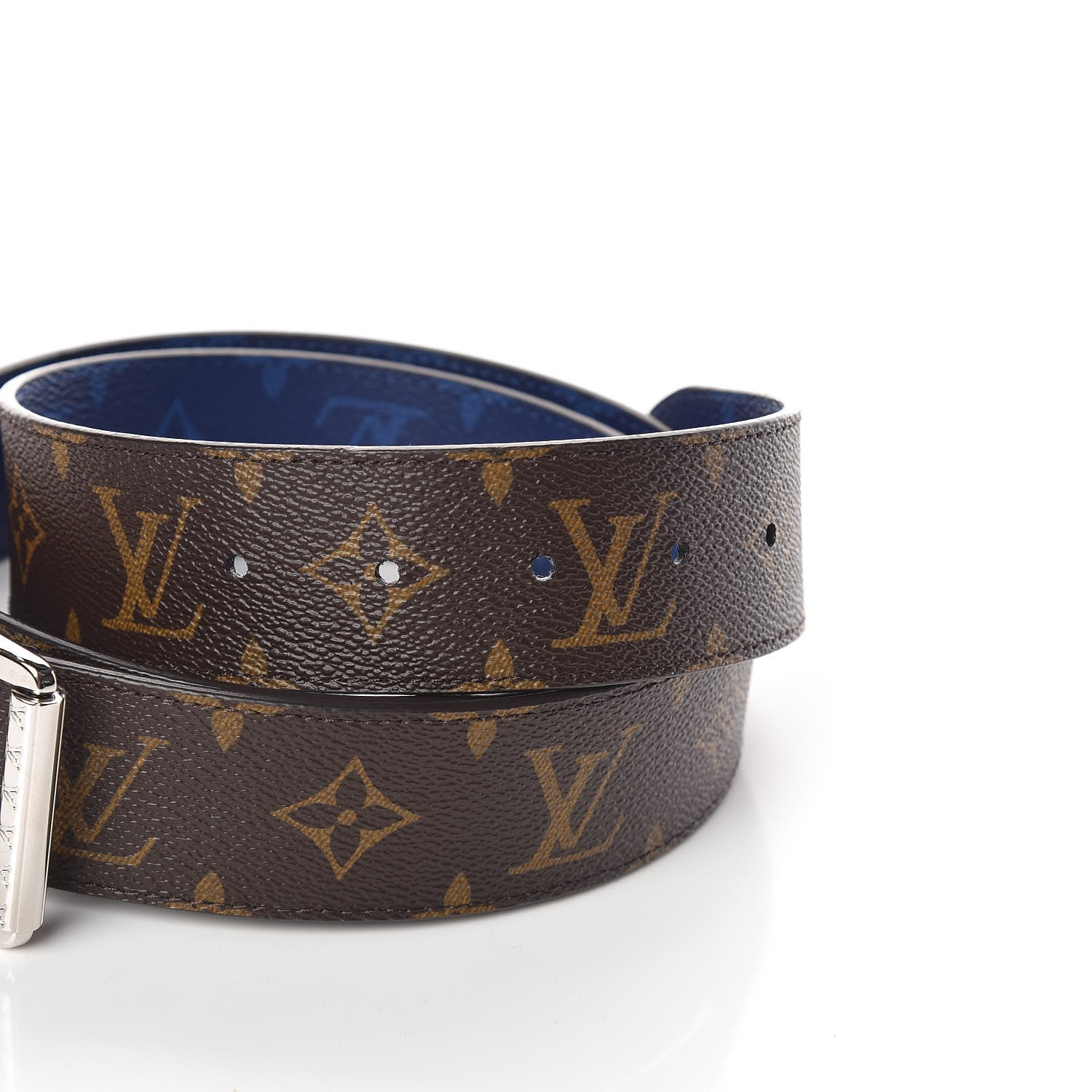 Louis Vuitton Monogram 40mm Reverso Belt 100 40 Pacific Blue 4 of 7