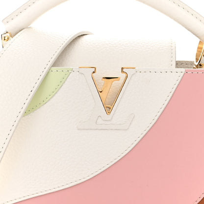 Louis Vuitton Taurillon Calfskin Patent Gelato Mini Capucines Fraise Pink 7 of 9