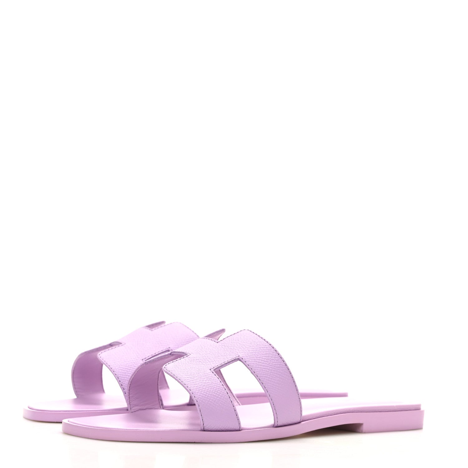 Hermes Epsom Oran Sandals 38 Violet Amethyste 3 of 9