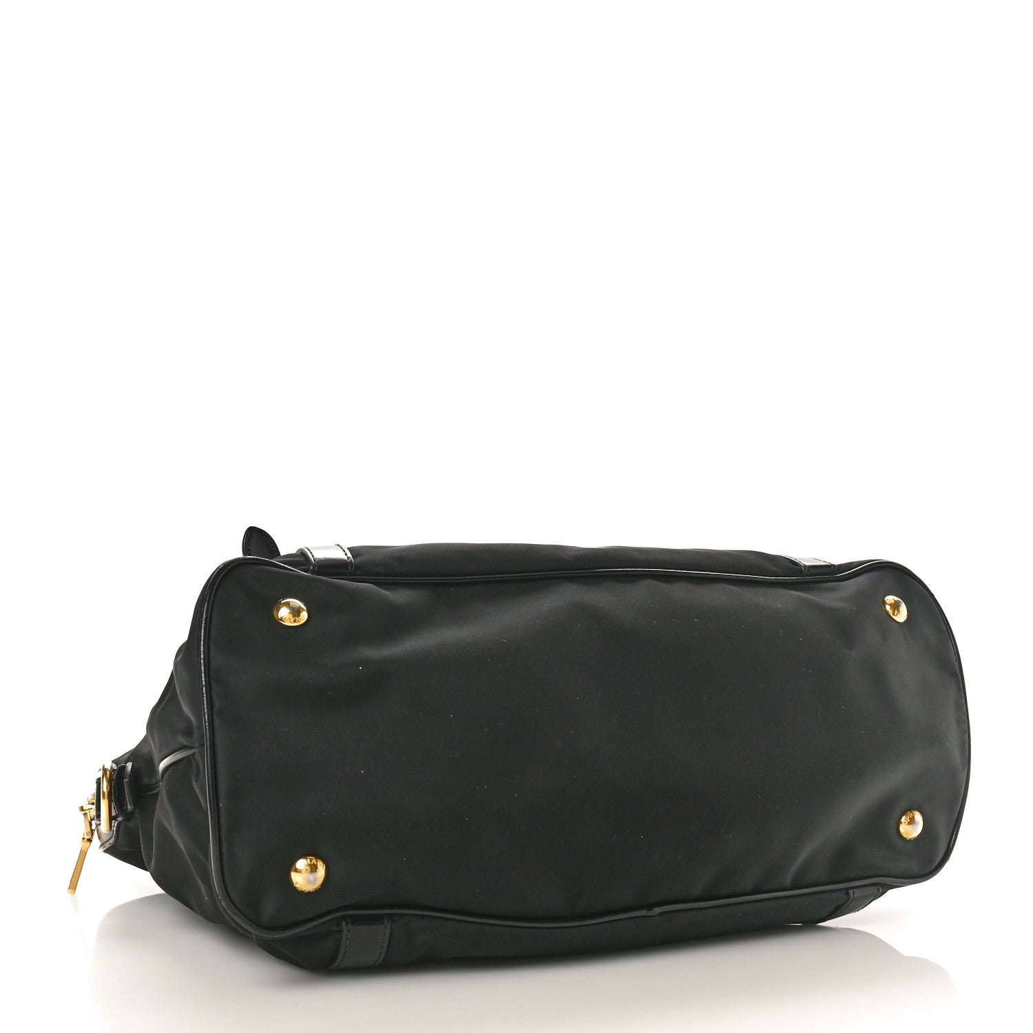 Prada Tessuto Nylon Soft Calf Tote Black 4 of 9
