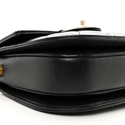 Chanel Caviar Quilted Moon Messenger Black 9 of 11