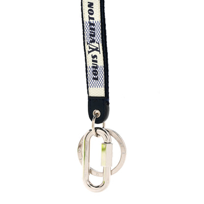 Louis Vuitton Damier Coastline Lanyard Key Holder White 2 of 3