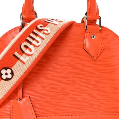 Louis Vuitton Epi Jacquard Alma BB Orange 7 of 10