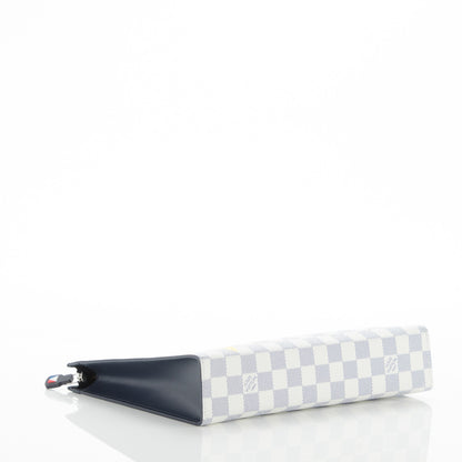 Louis Vuitton Damier Azur Latitude America's Cup Pochette Voyage MM Autres Toiles 4 of 7