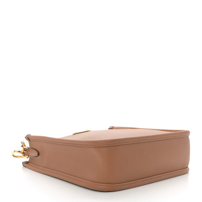 Prada Soft Grain Calfskin Shoulder Bag Caramel 4 of 10
