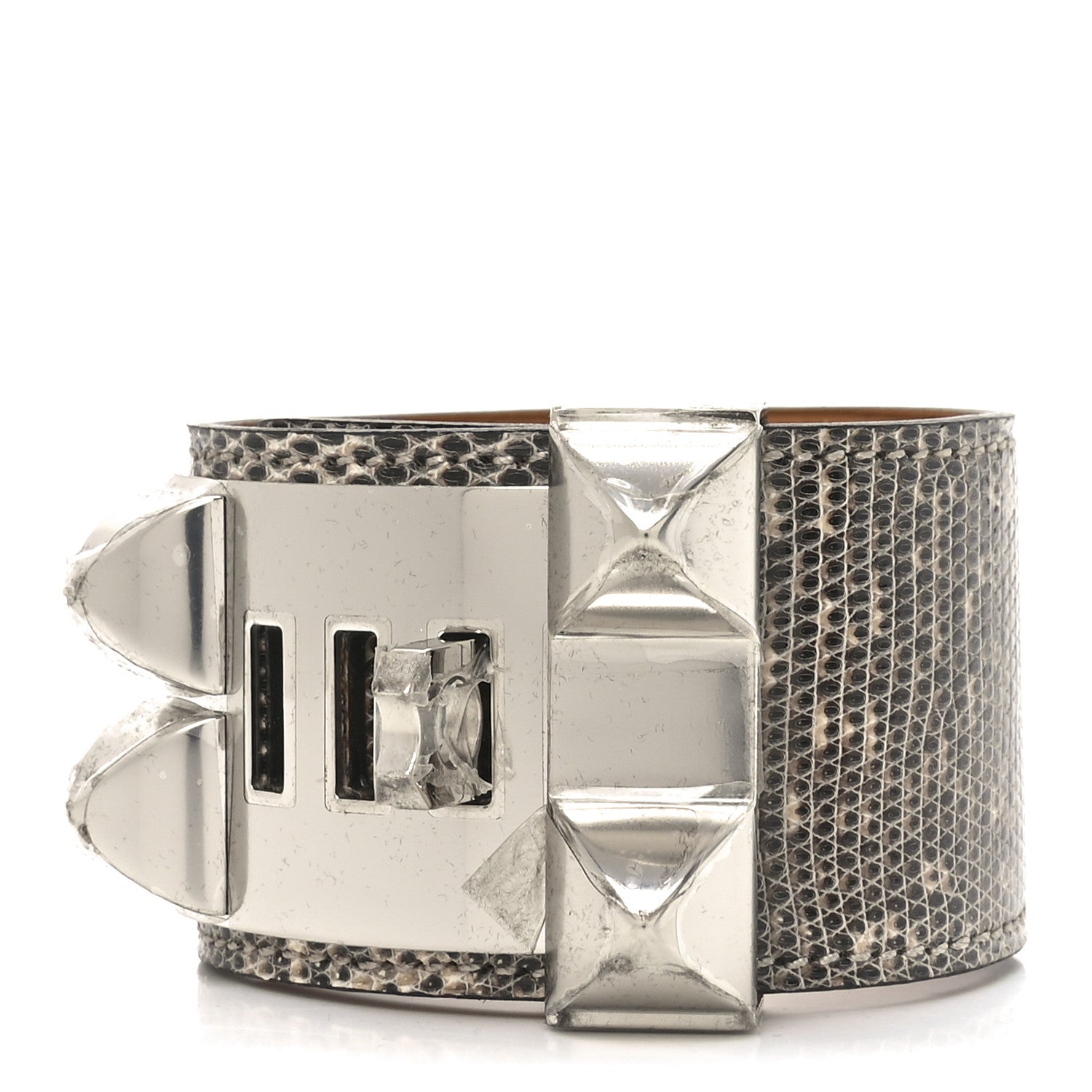 Hermes Lizard Collier De Chien CDC Bracelet S Ombre 3 of 7