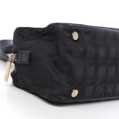 Chanel Nylon Travel Bowler Black 7 of 9