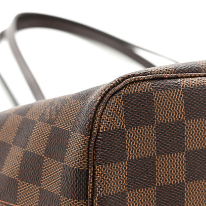 Louis Vuitton Damier Ebene Neo Neverfull MM Rose Ballerine 14 of 15