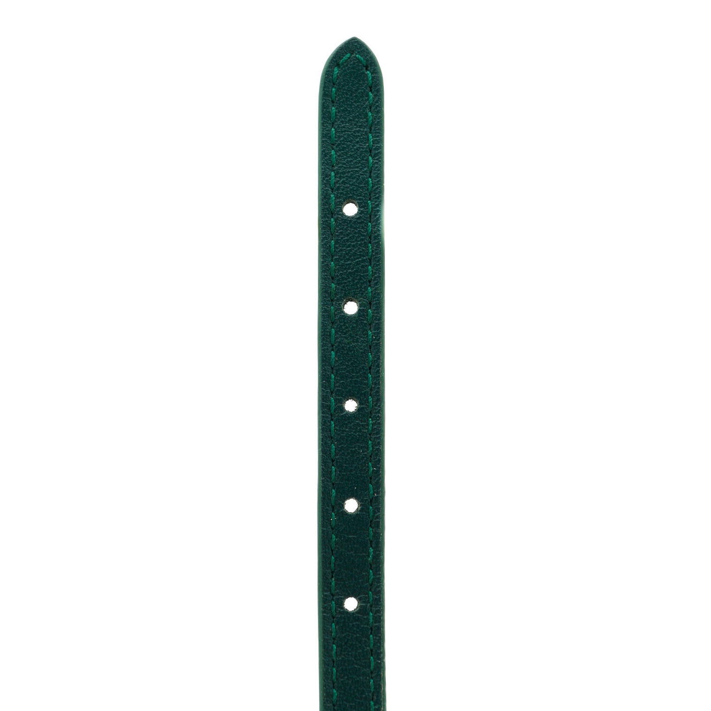 18K Rose Gold Diamond Leather My Move Bracelet Green