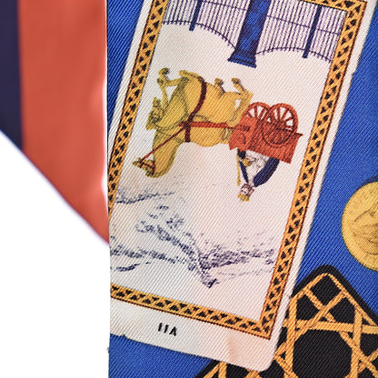 Christian Dior Silk ABCDior T Mitzah Scarf Blue 7 of 7