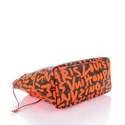 Louis Vuitton Monogram Graffiti Neverfull GM Orange 4 of 8