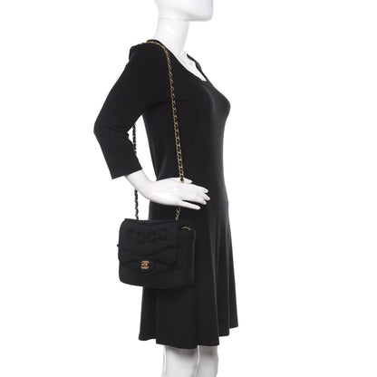 Chanel Denim Coco Flap Black 2 of 11