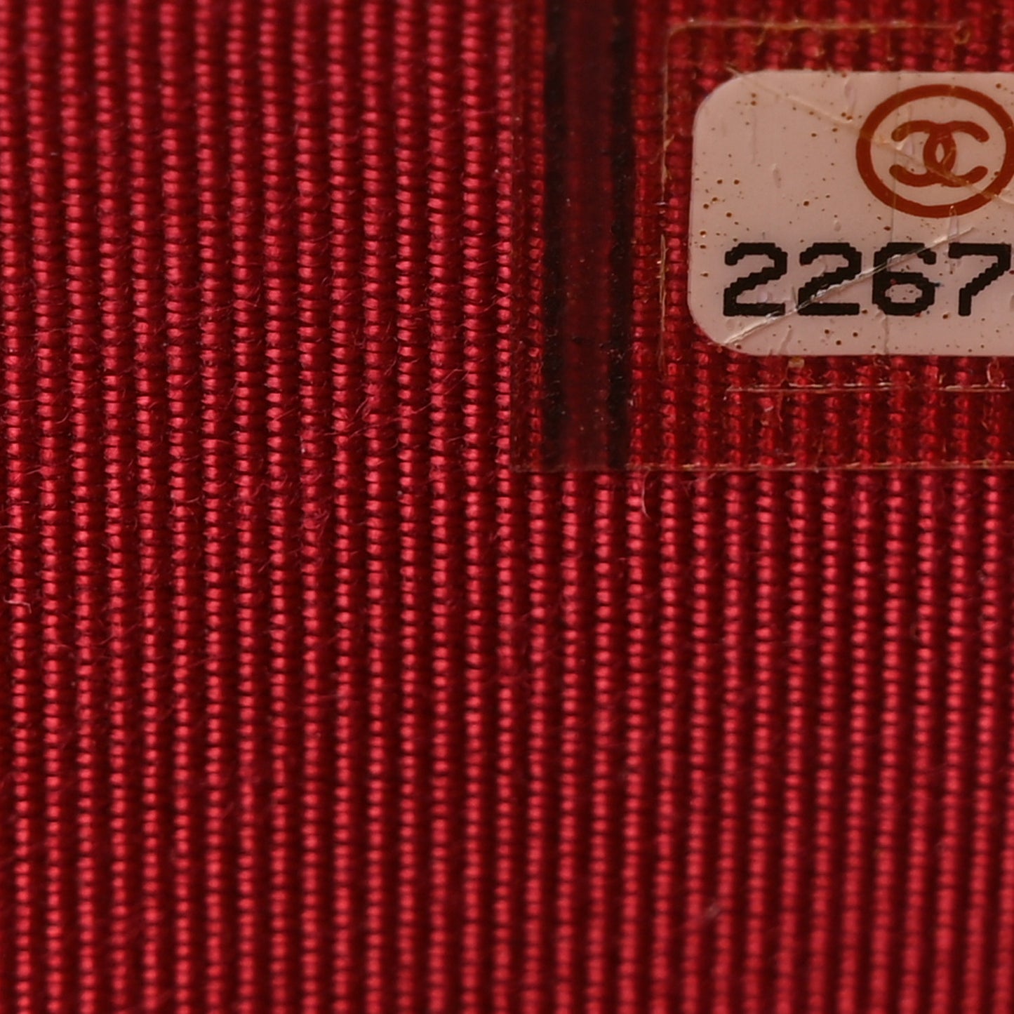 Patent Calfskin Quilted Yen Wallet Red