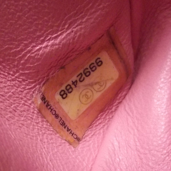 Lambskin E/W Cube Flap Baguette