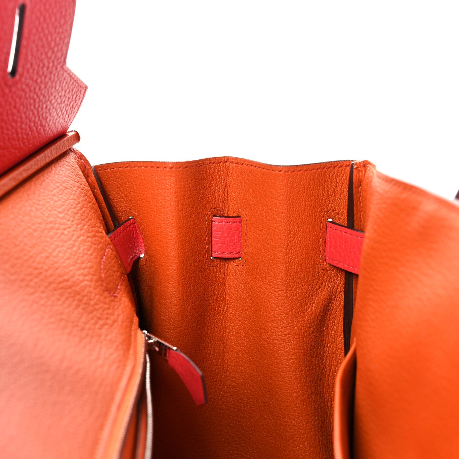 Hermes Togo Verso Birkin 30 Rose Texas Orange 16 of 35